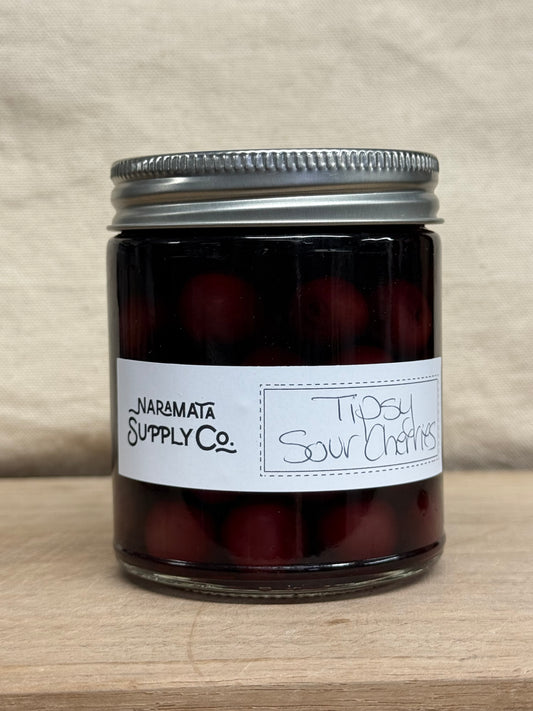 Tipsy Sour Cherries